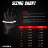 J.A.G. JAG Motorcycle Gloves, Brown Leather Perforated Motorcycle Gloves for Men with Knuckle Protection, Touchscreen Motorbike Gloves (Brown, X-Small)