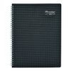 Brownline DuraFlex 2017 Weekly Planner, Twin-Wire, Black, 11 x 8.5 inches (CB950V.BLK-17)
