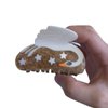 Novelty Golden Swan and Star Hair Clip,Acetate Claw Clip for Women,Women Hair Accessories