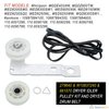 Lifetime 279640 & W10837240 & 661570 Dryer Idler Pulley Kit and Dryer Drum Belt by Seentech – Compatible with Whirlpool May-tag Kenmore Dryers – Replaces: 661570VP 661570V PS11726337 W10547290