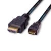 SatelliteSale Digital 1.4 Mini HDMI to HDMI Cable Universal Wire 4K/30Hz 10.2Gbps PVC 2160p Black Cord 3 Feet