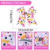 Back to School Hair Clips Bow Hair Clips Polka Dot Big Bow Hair Accessories for Women Girls Pencil Bows Hair Clips First Day of School Welcome Party Favors White Pink Yellow 1PCS
