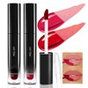 DAGEDA 2 Colors Peel Off Lip Liner Stain Set, Tattoo Color Lip Tint Stain, Long Lasting and Waterproof Lip Stain Peel off Lip Makeup,Peel Off Lip Liner with Natural Matte Finish (01+03)