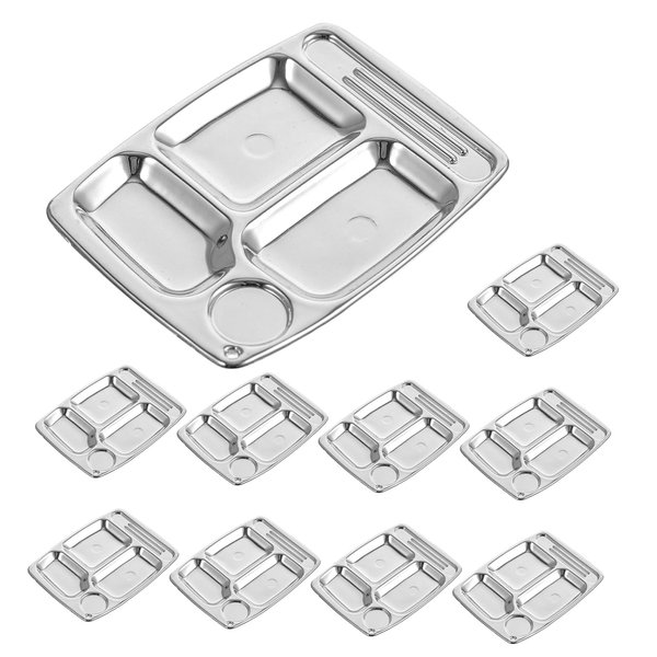 Vaguelly 10pcs Miniature Food and Play Puzzle Toys Miniature Dinner Plate Mini Accessories Kids Dinner Plates Delicate Miniature Toy Kid Toy Child Plastic Household Products Baby