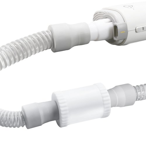 Cpap Muffler for AirMini with Cpap Hose Adapter, Noise-Absorbing Sponge, Quiet Sleep in Travel, No Air Leakage - Adapter Fits for Universal Standard 22mm Diameter Tubing