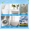 Effacera 36 Refills Disposable Toilet Bowl Paper Bulk Toilet Fresh Flushable Refills for Bathroom Toilet Brush Accessories Supplies Starter Kit