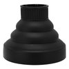 Diffuser Hair Dryer Curly Hair, Silicone Diffuser Attachment Universal Hair Dryer Diffuser Portable Travel Folding Hair Blow Dryer Diffuser Defuser Hairdryer(Black)