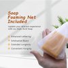 YOSEGOOTER Turmeric Kojic Acid Soap Bars - Face&Body Dark Spots Remover, Natural and Organic Ingredients Skin Care Body Wash Pads, 2 PACKS With Soap Dish