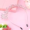 SuPoo Rose Gold 80th Birthday Decorations for Women 80th Birthday Headband Crown 80th Birthday Gifts for Her 80 & Fabulous Party Decorations Happy Birthday Tiara Hair Accessories