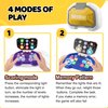 Sienbor Fast Push Game 4 Modes Screen Handheld Dance Game Machine,Brain & Memory & Reaction & Speed Training Games Toy,Birthday Gifts for Boys Girls，Fidget Games Toys for Boys Girls (White)