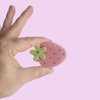 Pink Strawberry Hair Clips,Cellulose Acetate Hair Clips,Small Claw Clips for Girl,Hair Accessories