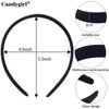 Candygirl 0.8 Inch Wide Satin Covered Headbands DIY Ribbon Headbands for Girls Women Craft