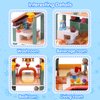 Sitodier Building Blocks Set Toy, 439pcs Hot Spring Vacation House Building Bricks Kit for Kids, Girls Boys Building Blocks Construction Educational Toys Nice Present for Kids Age 6 7 8 9 10 11 12