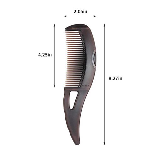 Dandruff Comb Self-cleaning, Scalp Care Massage Energy Comb, Plastic Wide Hollow Tooth Button Comb for Scalp Exfoliation with Gua Sha Handle for Healthier Scalp and Hair Growth for Women Men Kids