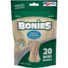 Bonies Natural Breath and Dental Formula Minis-Sized Single Bone - All-Natural Ingredients, Fresh Breath, Cleans Teeth, Low Calories, Chicken Flavor, [Mini Dogs], 20 Bones