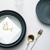 Geloar Oh Babies Cocktail Napkins for Baby Shower, 100 Pack Gold Oh Babies Twins Paper Cocktail Beverage Napkins in Bulk for Baby Shower Baby Welcome Party Decorations | 2-Ply, 5x5 Inches (Oh Babies)
