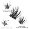 EYEBERLY Lash Clusters, 144pcs Individual Lashes Cluster Lashes DIY Eyelash Extensions C Curl 10/12/14/16mm Mix Length Eyelash Extensions Cluster Wispy DIY Lashes Natural Look (Dream&Crown)