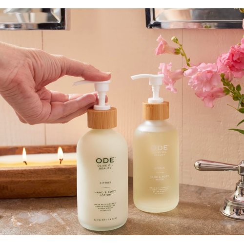 McEvoy Ranch Lavender Hand & Body Lotion (2-pack) by ODE Olive Oil Beauty, Organic EVOO, Everyday Hydration, California Made