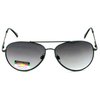 V.W.E. Aviator Progressive No Line Reading Glasses Tri-Focal Reader Outdoor Sunglasses (Gunmetal, 2.50)