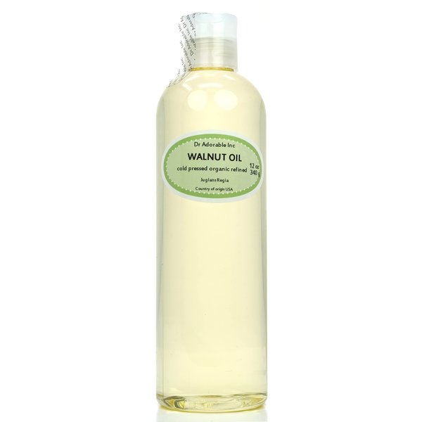 Dr Adorable - 12 oz - Walnut Oil - 100% Pure Natural Premium Organic Cold Pressed