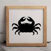 MAGJUCHE Crab Stencil 6 Inches, Reusable Crab Stencil for Painting DIY Crafts Decor