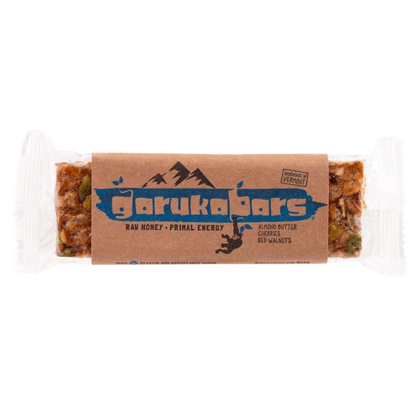 Garuka Bars Energy Bar - Handmade with Raw Honey - 100% Recyclable Packaging (Red Walnut Protein, 12 Bars)