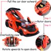 Therina Toy Cars Model Koenigsegg Jesko Orange Alloy Collectibles Die-cast Vehicles with Sound and Light