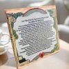 BANBERRY DESIGNS Pet Memorial Plaque - The Rainbow Bridge Story - Desktop Keepsake Plaque for The Loss of a Dog or Cat. Measures 6 1/4" X 6 1/4" and has an Easel Back.