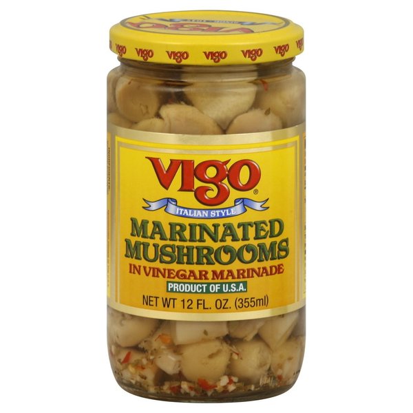 VIGO MUSHROOM MARINATED 12OZ CASE OF-12
