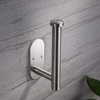 YIGII Toilet Paper Holder Self Adhesive - Adhesive Toilet Roll Holder no Drilling for Bathroom Stainless Steel Brushed