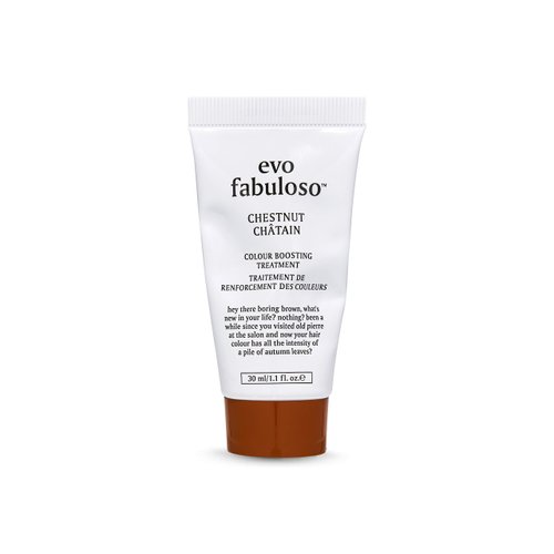 EVO Fabuloso - Chesnut Color Boosting Treatment - Color Care Conditioner for Color-Treated Hair - Nourishing Hair Treatment for Dry Hair & Instant Colour Boost - 30ml / 1.1 Fl Oz