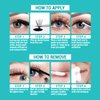 Lash Clusters DIY EyeLash Extension Kit 320PCS Individual, 0.07D Curl 8-18MIX 30D Cluster Lashes Extension Kit with Applicator Lash Bond&Seal Glue Remover for Eyelash Extensions Beginners