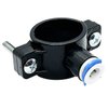 ZIGZAGSTORM Drain Saddle Valve with 3/8 inch Connector for Under-Sink Reverse Osmosis System Water System Made in Taiwan