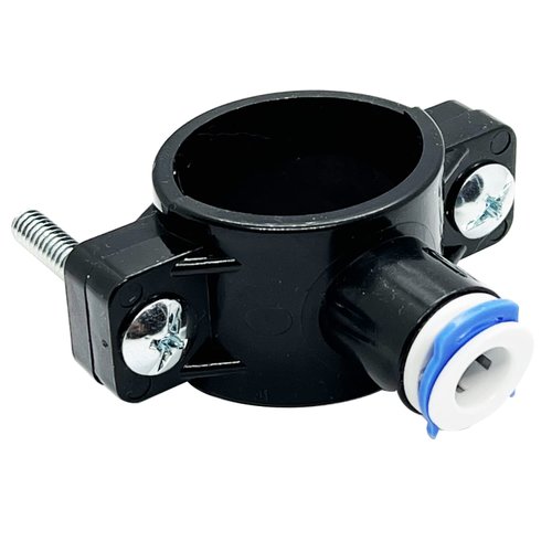 ZIGZAGSTORM Drain Saddle Valve with 3/8 inch Connector for Under-Sink Reverse Osmosis System Water System Made in Taiwan