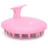 FREATECH Hair Scalp Massager Shampoo Brush (One Piece of Solid Silicone), Fine Scrub to Exfoliate, Fits Perfectly to The Scalp and Palm, Dandruff Removal and Hair Growth, Hygienic & Sturdy, Pink