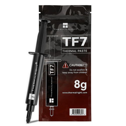 Thermalright TF7 8g High Performance Thermal Compound Paste-8 Grams, 12.8W/mK, High Durability, Easy to Apply,for All Heatsinks CPU Coolers/CPU/GPU, with Applying Tool