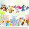 MEMOVAN Winnie Party Banner Pooh Baby Banner for Winnie Baby Shower Classic the Pooh 1 St Birthday Welcome Oh Baby Party Supplies Vintage Cute Winnie Banner Sign