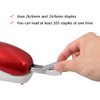 Craftinova Electric Stapler-Red,Including 2000 Staples and 1 Staple Remover, Suitable for Palm Size and high Comfort，25 Sheet Capacity, AC Adapter or Battery Powered，Battery not Included