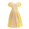Dressy Daisy Toddler Girls Cotton Princess Dress Up Clothes for Halloween Birthday Party Everyday Outfit Size 3T to 4T, Yellow