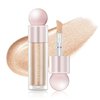 BEFIVECOK Liquid Highlighter Makeup, Natural Silky Shimmer Finish Liquid Face Highlighter, Highly Pigmented, Long Lasting, Lightweight, Blendable, Soft Cream Highlighter For Face, 0.25fl.oz (#02 Champagne Shimmer)