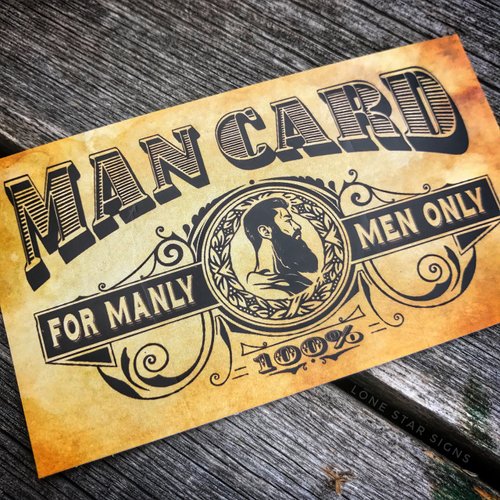 MAN CARD- Business Cards (10 pack)
