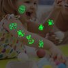 CHARLENT Glow in The Dark Easter Temporary Tattoos for Kids - 74 Individually Sheets Luminous Easter Egg Bunny Tattoos for Boys Girls Party Favors Goodie Bag Fillers