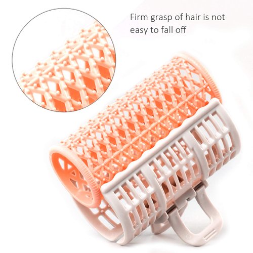 Hair Roller, 6pcs Double Layers Foldable Air Bangs Hair Roller With Spring Clamp, Versatile Portable Reusable DIY Air Bang Curlers For Home Travel Hair Salon