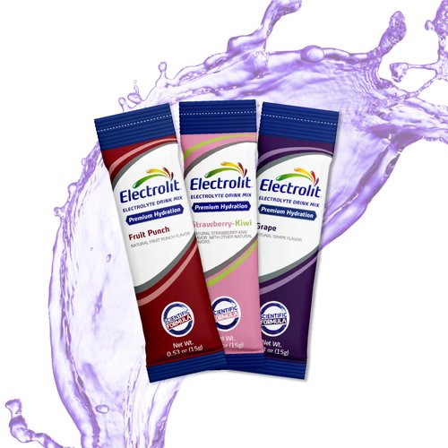 Electrolit Electrolyte Powder | Flavored Hydrating Drink Mixes for Dehydration Relief and Rapid Rehydration | Recovery Hydration Powder for Post Workout (8 Packets, Variety Pack)