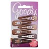 Goody Colour Collection Contour Hair Clips, Brunette, 6Count (Pack of 3)