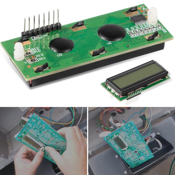 Camoo 013640F LCD Display Pool Stat Kit for Raypak RP 2100 Pool Heater Digital Pool Heater Models 185B 265B 335B 405B, Fits Circuit Board 013464F, for 601944 PC Board, RAY013640F