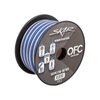 Skar Audio 12 Gauge (AWG) Elite Oxygen-Free Copper Audio Speaker Wire - 30 Feet (Blue/White)