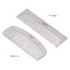 Lixada Titanium Comb, Hair Beared Comb, Pocket Comb, Anti-Static Smooth Strong Light Heat-resistant Daily use