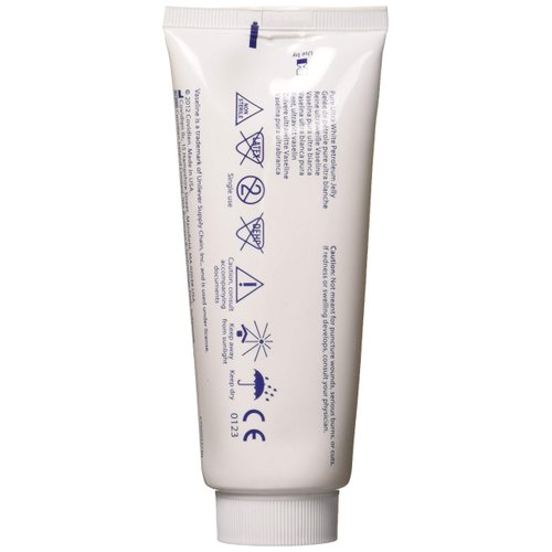 Vaseline Pure Ultra White Petroleum Jelly, Kendall, 3-Pack, 3.25 oz. Each