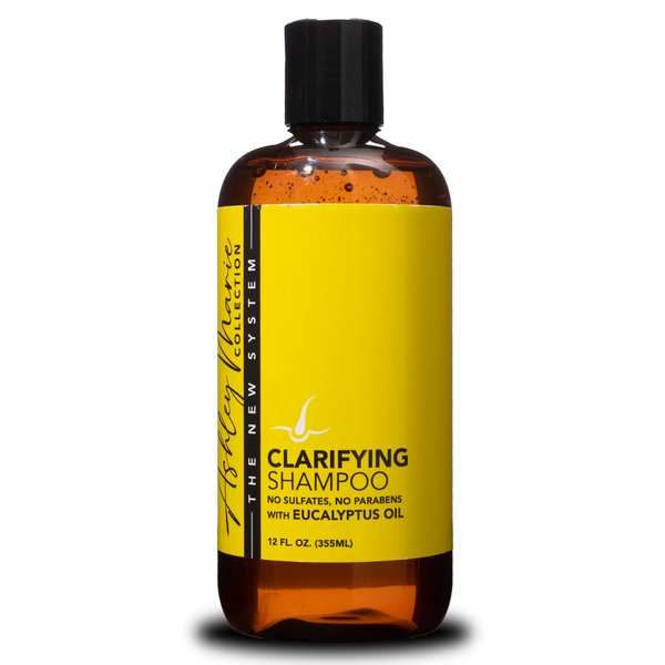 The Hair Diagram - Ashley Marie Clarifying Shampoo - Nourishing Natural Cleansing Formula For Hair & Scalp - Eucalyptus Oil Shampoo - Refreshing Aroma - Color Safe - Paraben & Sulfate Free - 12oz